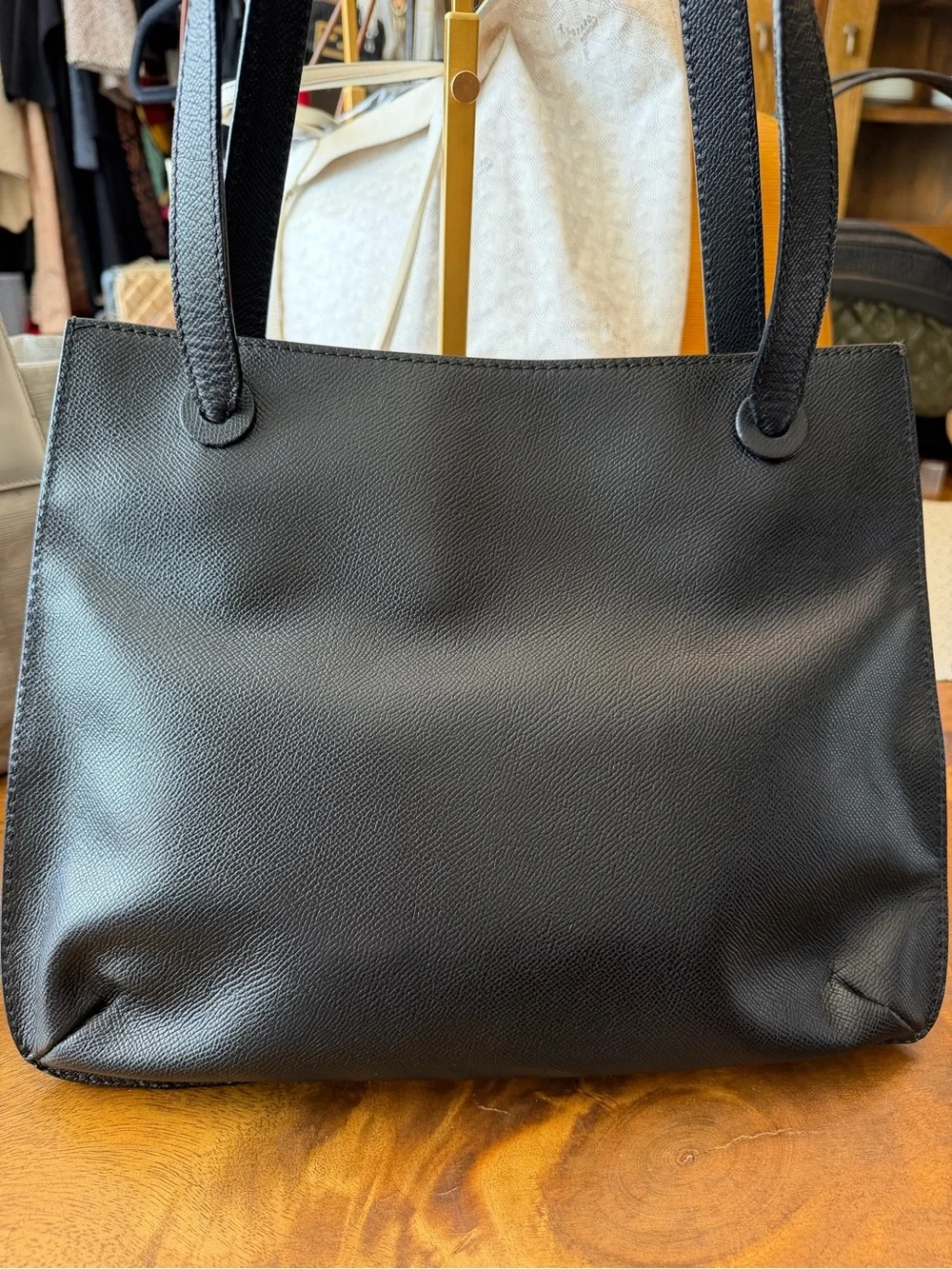 CHANEL structured black